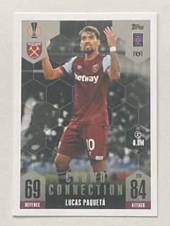 2023/24 Topps Match Attax Extra #239 Lucas Paqueta - CROWD CONNECTION [West Ham United FC]