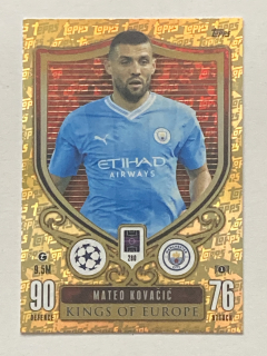 2023/24 Topps Match Attax Extra #280 Mateo Kovačić - KINGS OF EUROPE [Manchester City]