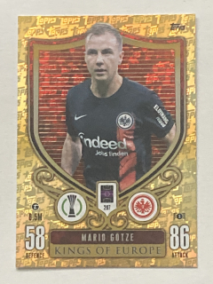 2023/24 Topps Match Attax Extra #297 Mario Götze - KINGS OF EUROPE [Eintracht Frankfurt]