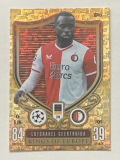 2023/24 Topps Match Attax Extra #298 Lutsharel Geertruida - KINGS OF EUROPE [Feyenoord Rotterdam]