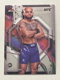 2024 Topps Finest UFC #003 Miles Johns - RC