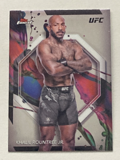 2024 Topps Finest UFC #027 Khalil Rountree Jr.