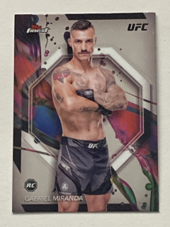 2024 Topps Finest UFC #067 Gabriel Miranda - RC
