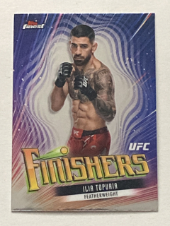 2024 Topps Finest UFC #FIN-4 Ilia Topuria - FINISHERS