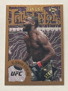 2024 Topps Finest UFC #INT-14 Aljamain Sterling - INTIMIDATORS