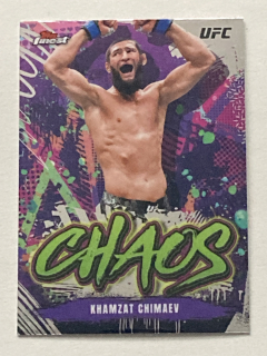 2024 Topps Finest UFC #CHA-28 Khamzat Chimaev - CHAOS
