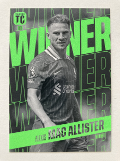 2025 Panini Top Class #181 Alexis Mac Allister - WINNER [Liverpool FC]