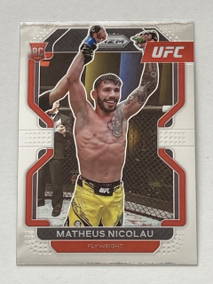 2022 Panini Prizm UFC #168 Matheus Nicolau - ROOKIE CARD