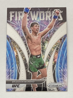 2022 Panini Prizm UFC Insert #18 Brandon Moreno - FIREWORKS