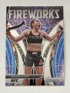 2022 Panini Prizm UFC Insert #24 Amanda Nunes - FIREWORKS