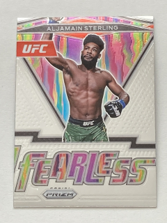 2022 Panini Prizm UFC Insert #12 Aljamain Sterling - FEARLESS