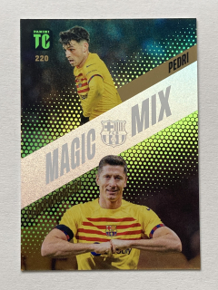 2024 Panini Top Class #220 Pedri & Lewandowski - MAGIC MIX [FC Barcelona]