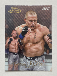 2024 Topps Gold Label UFC #22 Georges St-Pierre - CLASS 2