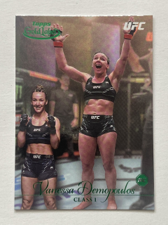 2024 Topps Gold Label UFC #36 Vanessa Demopoulos - CLASS 1 GREEN - RC