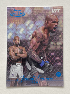 2024 Topps Gold Label UFC #71 Jamall Emmers - CLASS 2 BLUE - RC /99