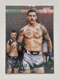 2024 Topps Gold Label UFC #82 Gabriel Miranda - CLASS 2 GREEN - RC