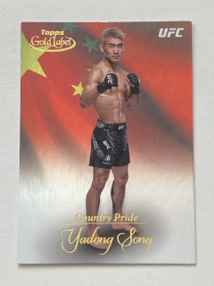 2024 Topps Gold Label UFC #CP-05 Yadong Song - COUNTRY PRIDE