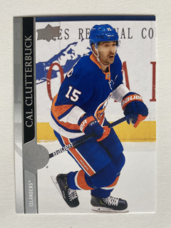 2020-21 UD Extended #587 Cal Clutterbuck