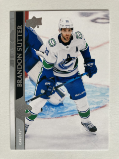 2020-21 UD Extended #638 Brandon Sutter