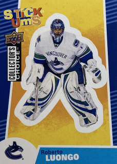 2009-10 UD Collector's Choice #SU28 Roberto Luongo - STICK-UMS