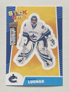2009-10 UD Collector's Choice #SU28 Roberto Luongo - STICK-UMS