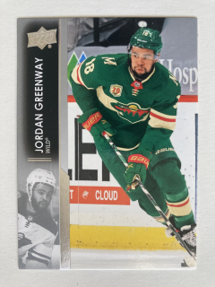 2021-22 UD Series 1 #089 Jordan Greenway