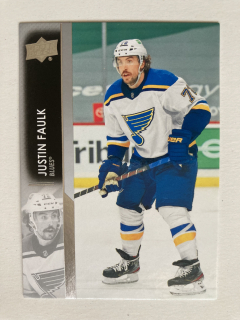 2021-22 UD Series 1 #154 Justin Faulk