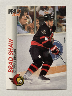 1992-93 Pro Set #124 Brad Shaw