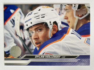 2023-24 UD Series 2 #321 Dylan Holloway