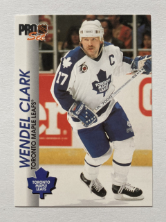 1992-93 Pro Set #189 Wendel Clark