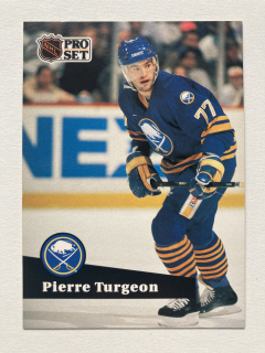 1991-92 Pro Set French #015 Pierre Turgeon