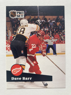 1991-92 Pro Set French #065 Dave Barr