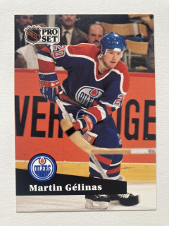 1991-92 Pro Set French #066 Martin Gélinas