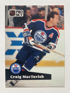 1991-92 Pro Set French #077 Craig MacTavish