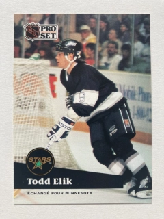 1991-92 Pro Set French #094 Todd Elik
