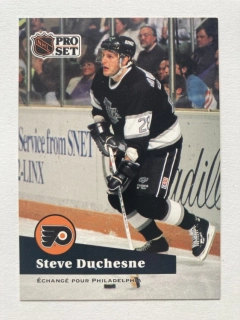 1991-92 Pro Set French #096 Steve Duchesne
