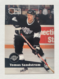 1991-92 Pro Set French #097 Tomas Sandstrom