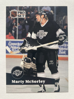 1991-92 Pro Set French #100 Marty McSorley