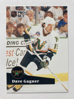 1991-92 Pro Set French #108 Dave Gagner