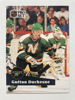 1991-92 Pro Set French #110 Gaétan Duchesne