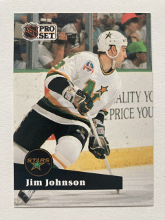 1991-92 Pro Set French #116 Jim Johnson