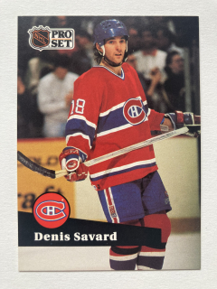1991-92 Pro Set French #128 Denis Savard