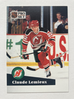 1991-92 Pro Set French #135 Claude Lemieux