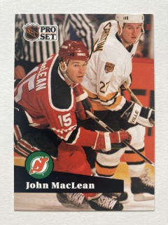 1991-92 Pro Set French #136 John MacLean