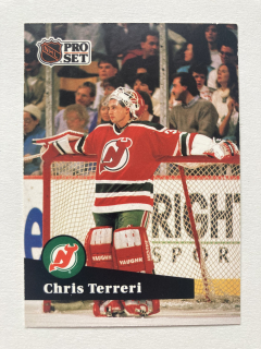 1991-92 Pro Set French #137 Chris Terreri