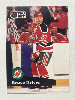 1991-92 Pro Set French #140 Bruce Driver