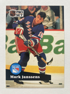 1991-92 Pro Set French #158 Mark Janssens