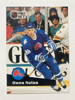 1991-92 Pro Set French #196 Owen Nolan