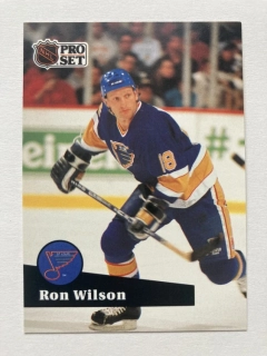1991-92 Pro Set French #220 Ron Wilson