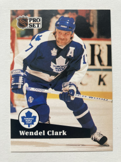 1991-92 Pro Set French #225 Wendel Clark